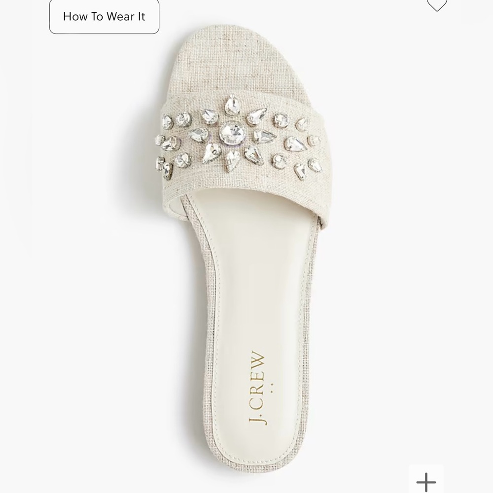 NEW Jewel Slide Sandals - Size 8